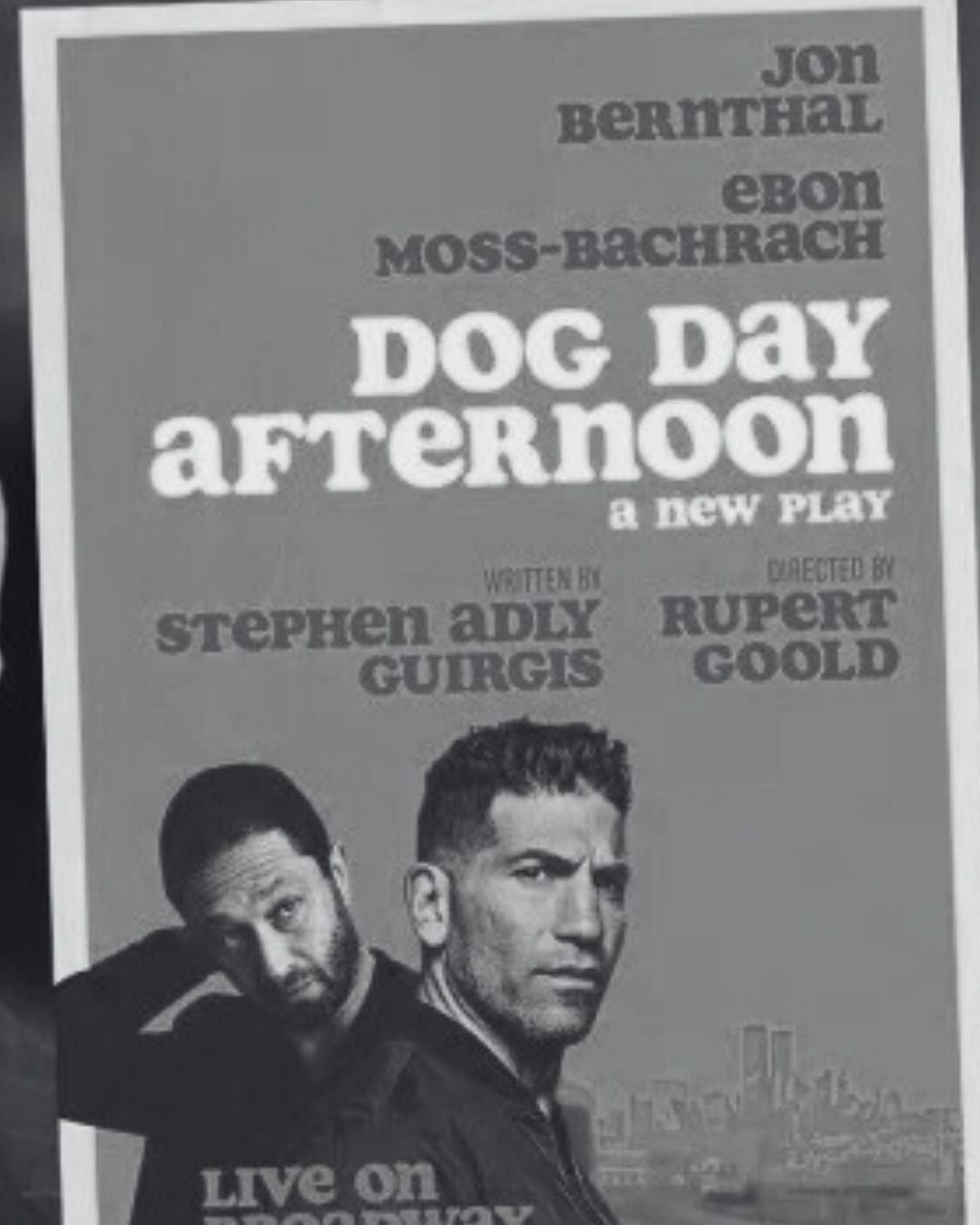 Dog Day Afternoon Heads to Broadway with Jon Bernthal and Ebon Moss-Bachrach